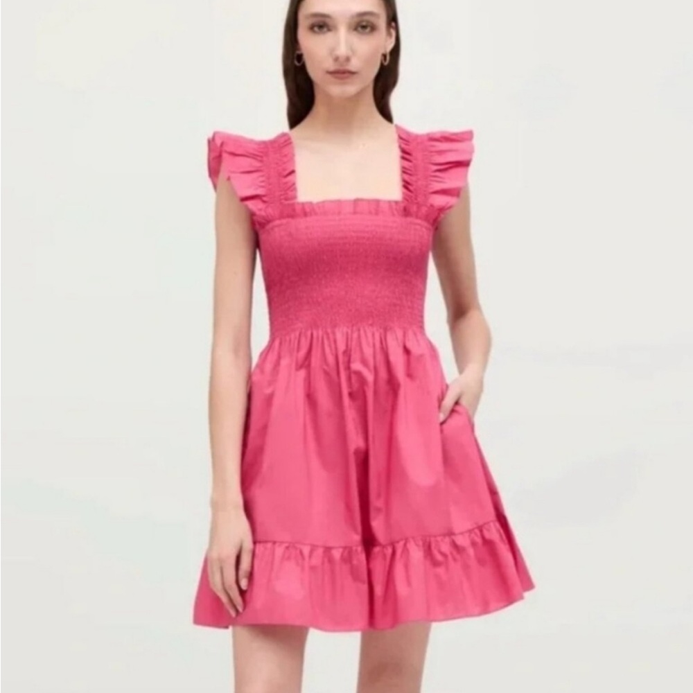 Hill House Elizabeth Lipstick Pink Nap Dress